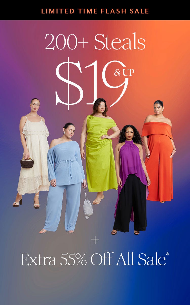 200+ Steals $19 & Up + Extra 55% Off All Sale